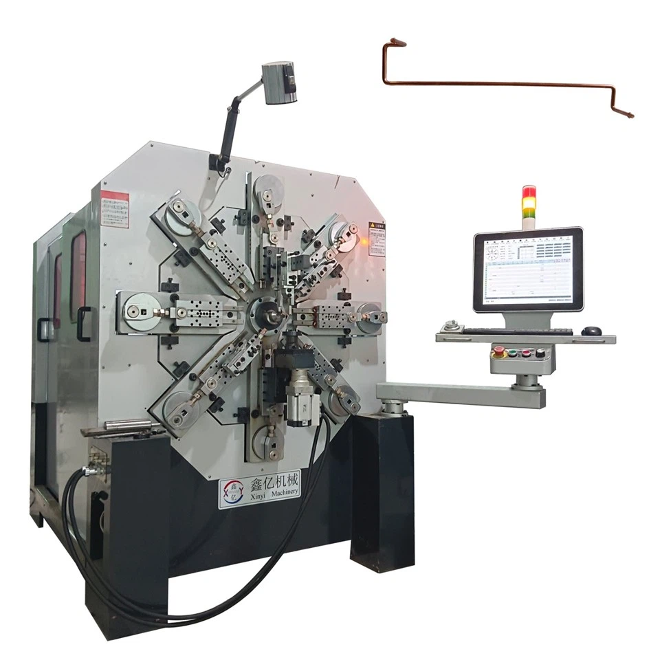 Automatic 3 Dimension Camless CNC Multi-Axis Wire Bending Spring Machine